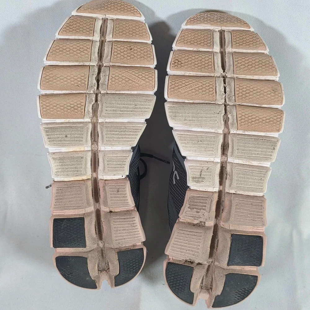 On Running Cloudflow Women 8.5 Running Shoes Rock Rose Helion CloudTec Sneakers